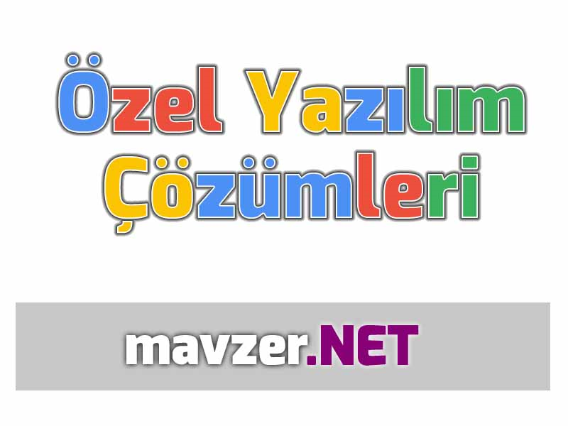 Mavzer Yazılım Bursa yazılım firmaları