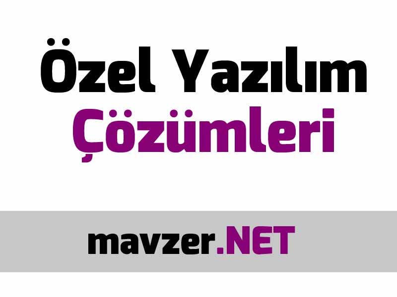 Mavzer Yazılım Fiyat Teklifi Yazılımı